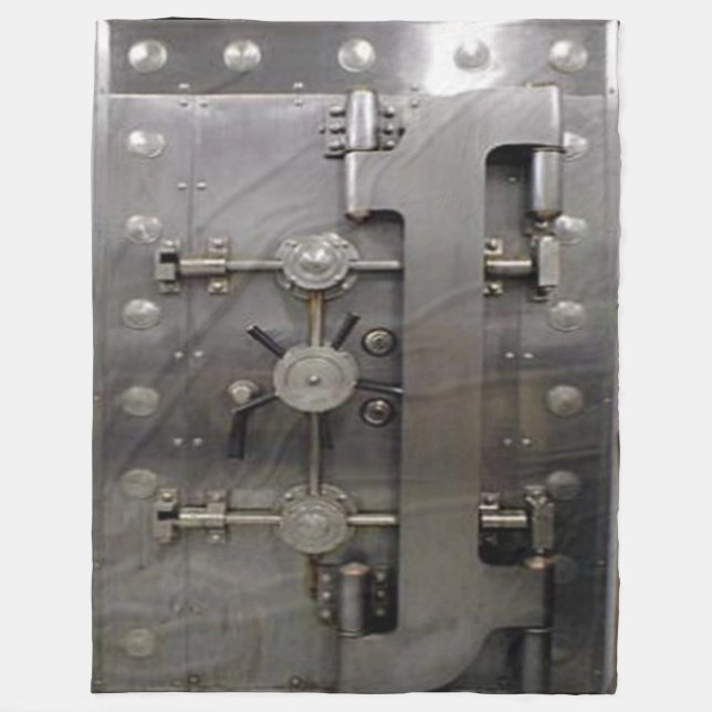 BANK VAULT FLEECE BLANKET (Front)
