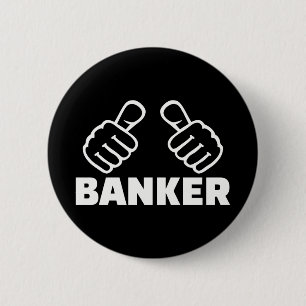 Banker 6 Cm Round Badge