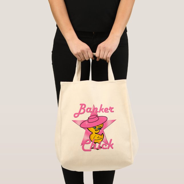 Banker Chick #8 Tote Bag (Front (Product))