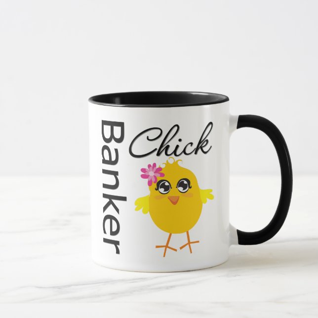 Banker Chick Mug (Right)