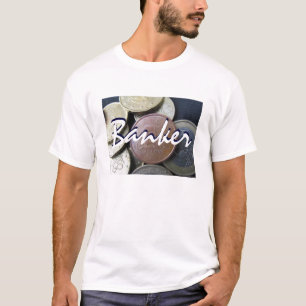 Banker In Dirty Blue T-Shirt