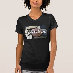 Banker In Vintage Black T-Shirt