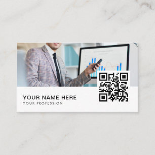 Banker QR Code  Business Card