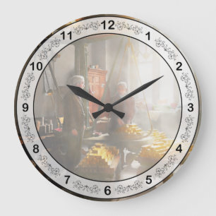 Banker - Worth its weight in gold Large Clock