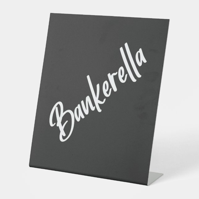 BANKERELLA PEDESTAL SIGN (Front)