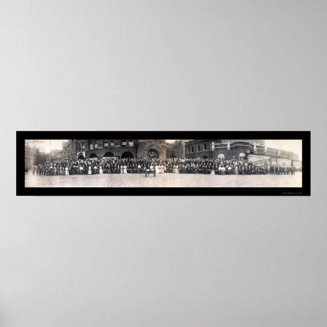 Bankers & Budweiser Photo 1906 Poster (Front)