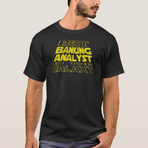 Banking Analyst Space Backside Design T-Shirt