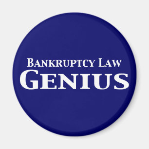 Bankruptcy Law Genius Gifts Magnet