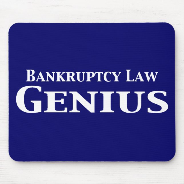 Bankruptcy Law Genius Gifts Mouse Mat (Front)