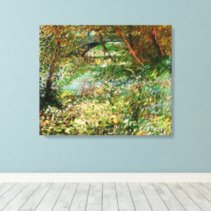 Banks of Seine, Pont de Clichy by Vincent van Gogh Canvas Print