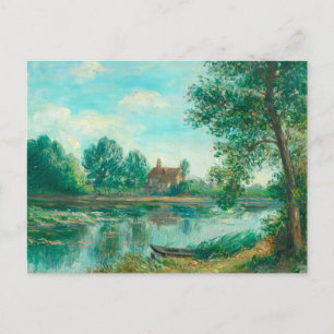 Banks of the Loing in Saint-Mammès Alfred Sisley Postcard
