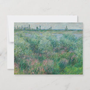 Banks of the Seine near Vétheuil, Monet 1881 Postcard