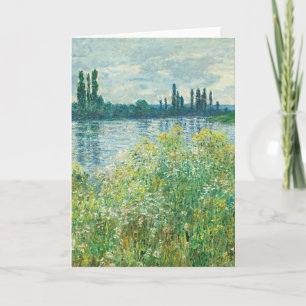 Banks of the Seine River by Monet Card