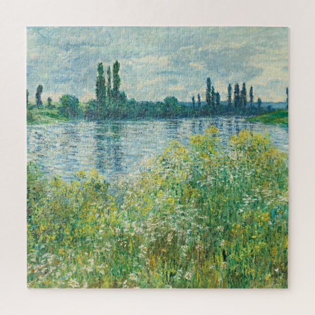 Banks of the Seine River by Monet Jigsaw Puzzle (Vertical)