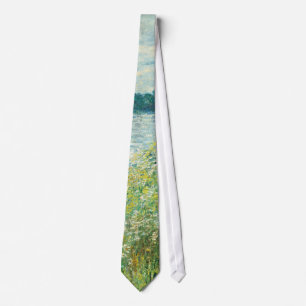 Banks of the Seine River by Monet Tie
