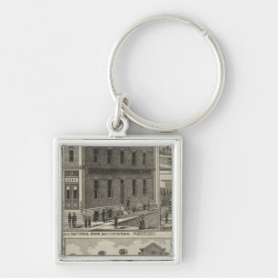Banks, Residence, Hull House, Smith Centre, Kansas Key Ring