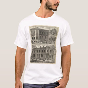 Banks, Residence, Hull House, Smith Centre, Kansas T-Shirt