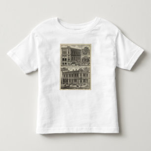 Banks, Residence, Hull House, Smith Centre, Kansas Toddler T-Shirt