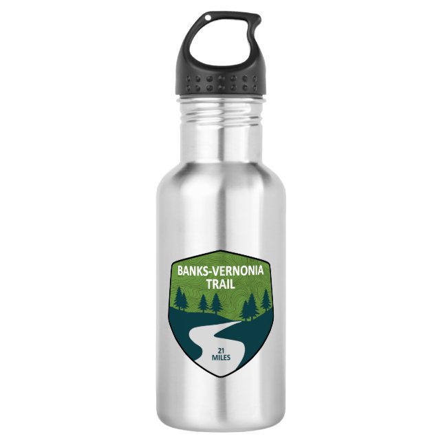 Banks-Vernonia Trail 532 Ml Water Bottle (Front)