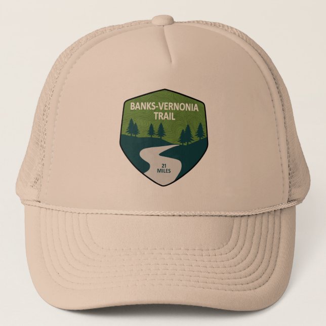 Banks-Vernonia Trail Trucker Hat (Front)
