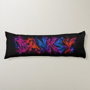 Banksy Art Graffiti Body Cushion