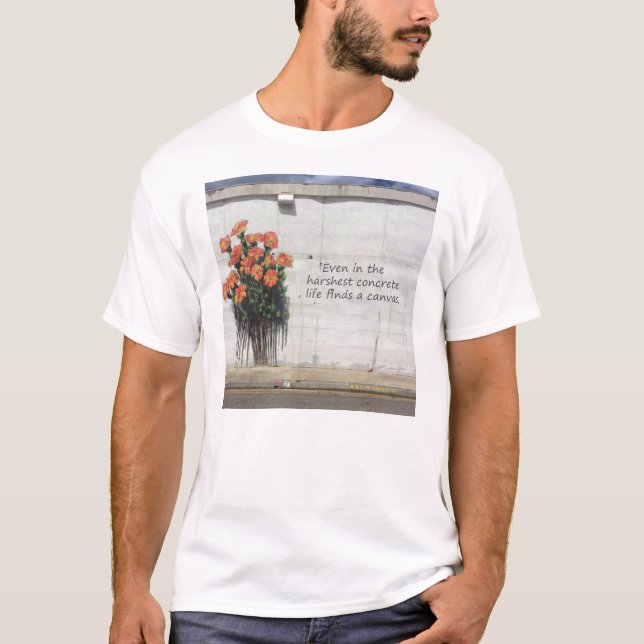 Banksy Flowers T-Shirt (Front)