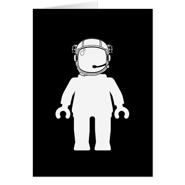 Banksy Style Astronaut Minifig (Front)