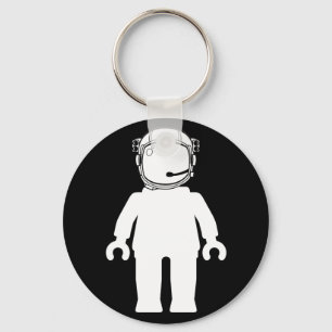 Banksy Style Astronaut Minifig Key Ring