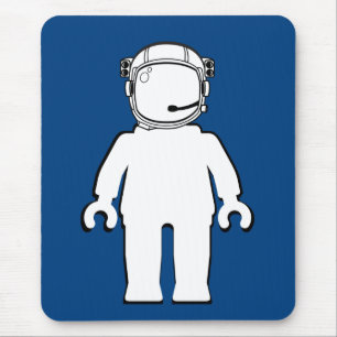 Banksy Style Astronaut Minifig Mouse Mat