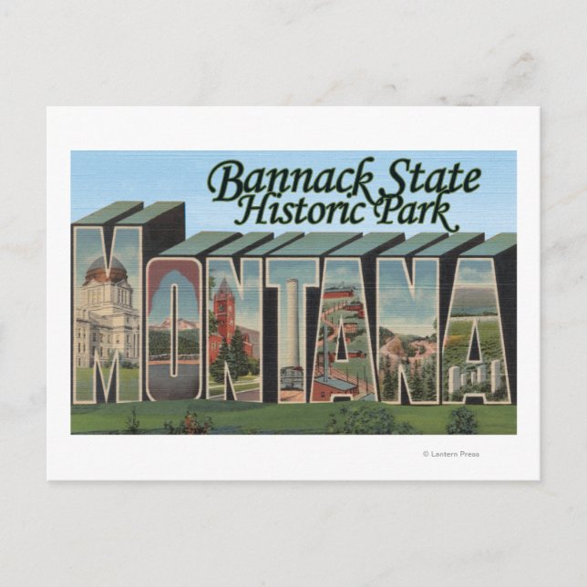 Bannack State Park, Montana Postcard (Front)
