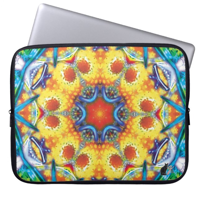 BannaPuddin Kaleidoscope Laptop Sleeve (Front)