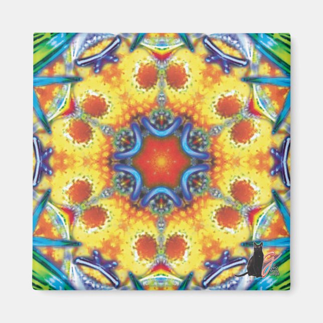 Bannapuddin Kaleidoscope Magnet (Front)