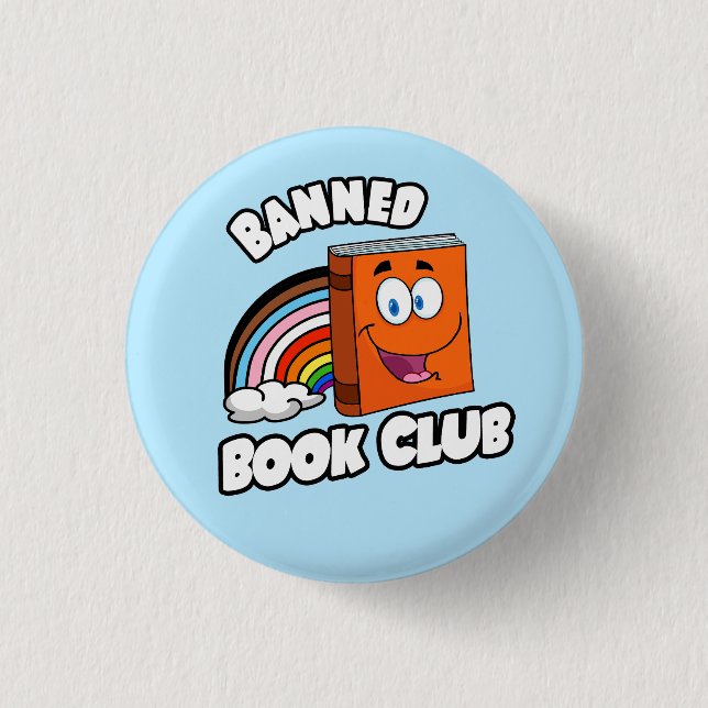 Banned Book Club 3 Cm Round Badge (Front)