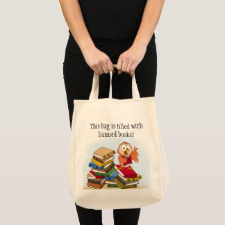 Banned Book Owl Tote Bag