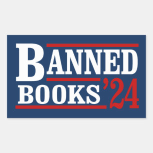 Banned Books 2024 Rectangular Sticker