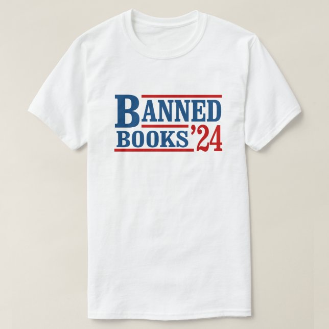 Banned Books 2024 T-Shirt (Design Front)