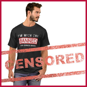 Banned Books Censorship I'm With the Banned T-Shirt