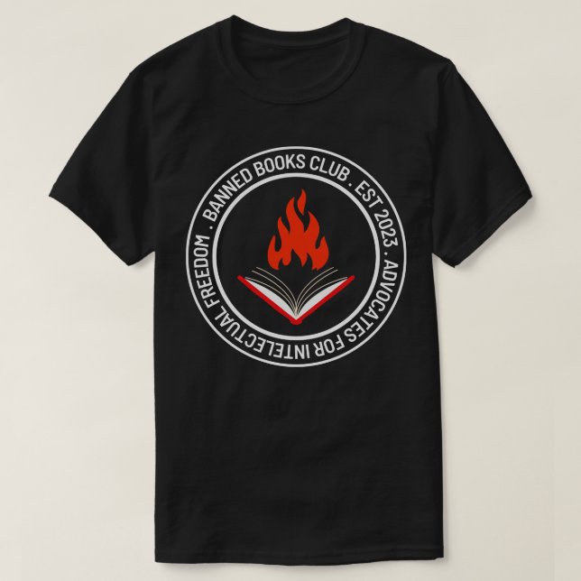 Banned Books Club 6 T-Shirt (Design Front)