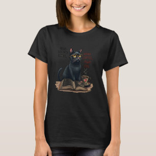 Banned Books Coffee Cat T-Shirt