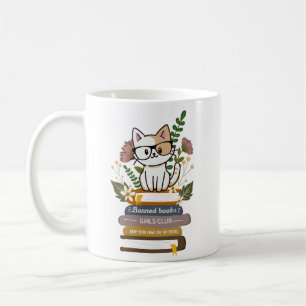 BANNED BOOKS GIRLS CLUB  COFFEE MUG