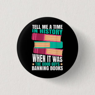 Banned Books Quote  3 Cm Round Badge