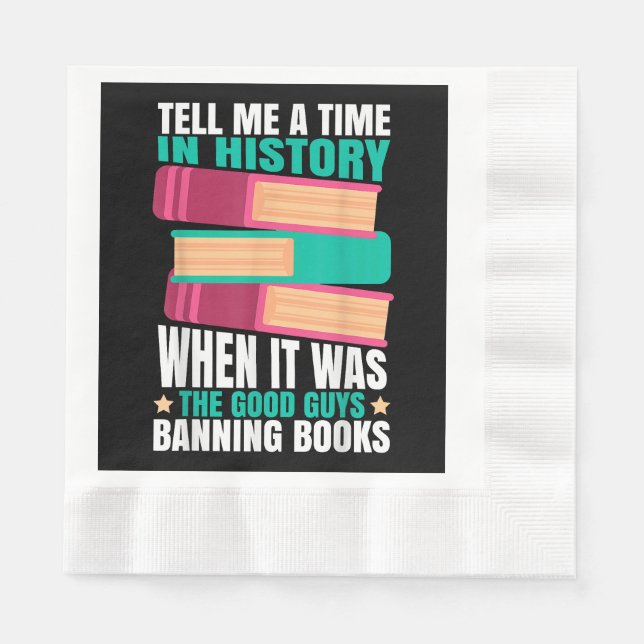 Banned Books Quote  Napkin (Front)