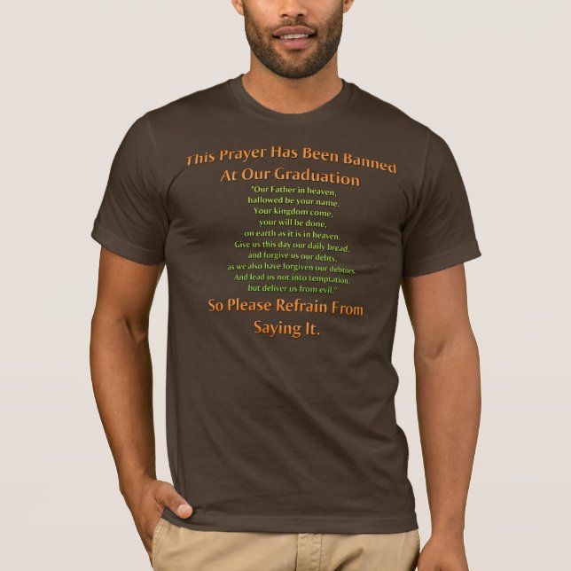 Banned Prayer T-Shirt (Front)