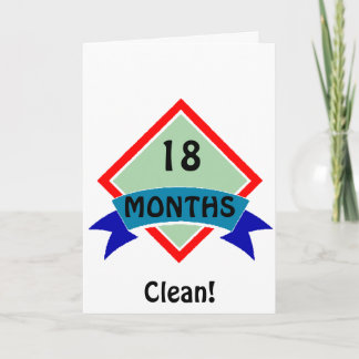 Banner 18 Months clean Card