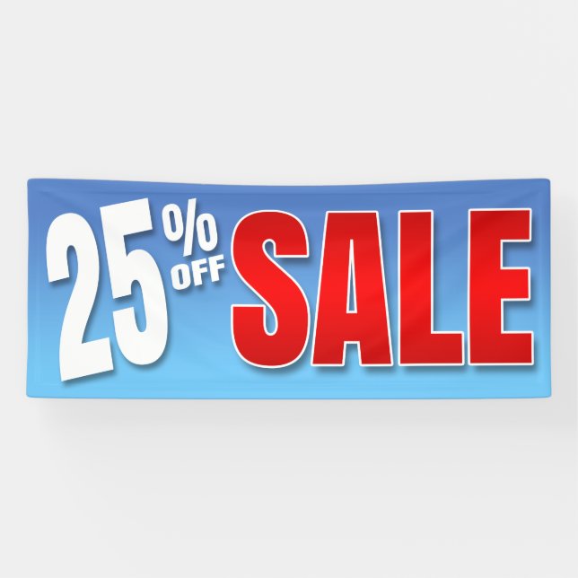 BANNER 25% OFF SALE (Horizontal)