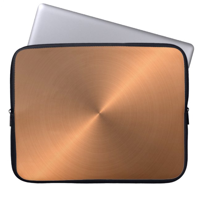 Banner background texture metal laptop sleeve (Front)