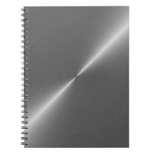 Banner background texture metal notebook