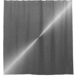 Banner background texture metal shower curtain