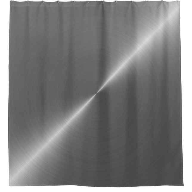 Banner background texture metal shower curtain (Front)