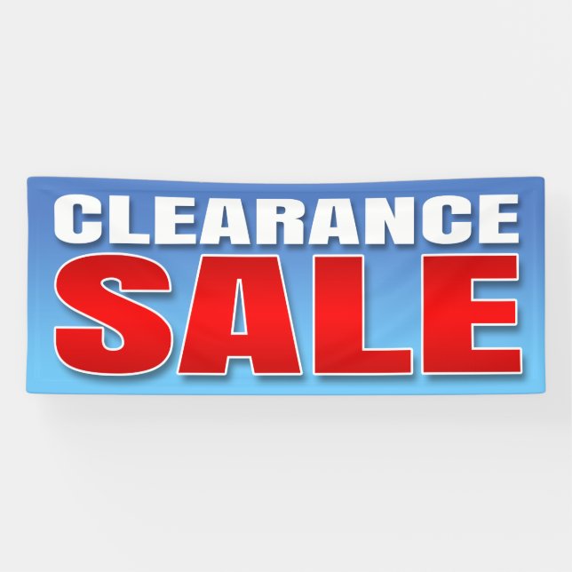 BANNER CLEARANCE SALE  - 2.5'x6' (Horizontal)